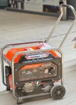 موتوربرق یورو پاور 12 کیلو وات تک فاز کالسکه ای مدل EP-21900DXEW-R-LPG/NG