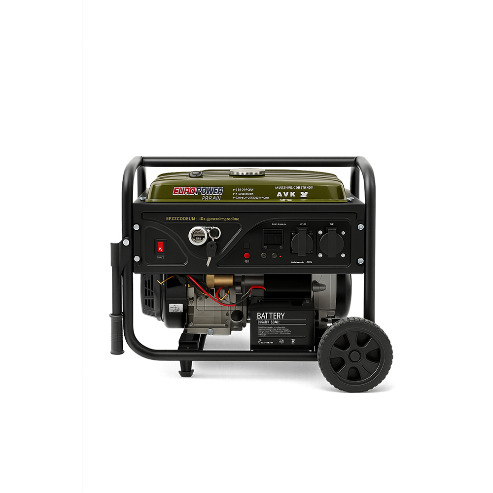 ZK12800EWT-R-1 موتوربرق یورو پاور 10 کیلووات سه گانه سوز تکفاز سوزمدل EP27900DXEW-R-LPG&NG - تصویر 1